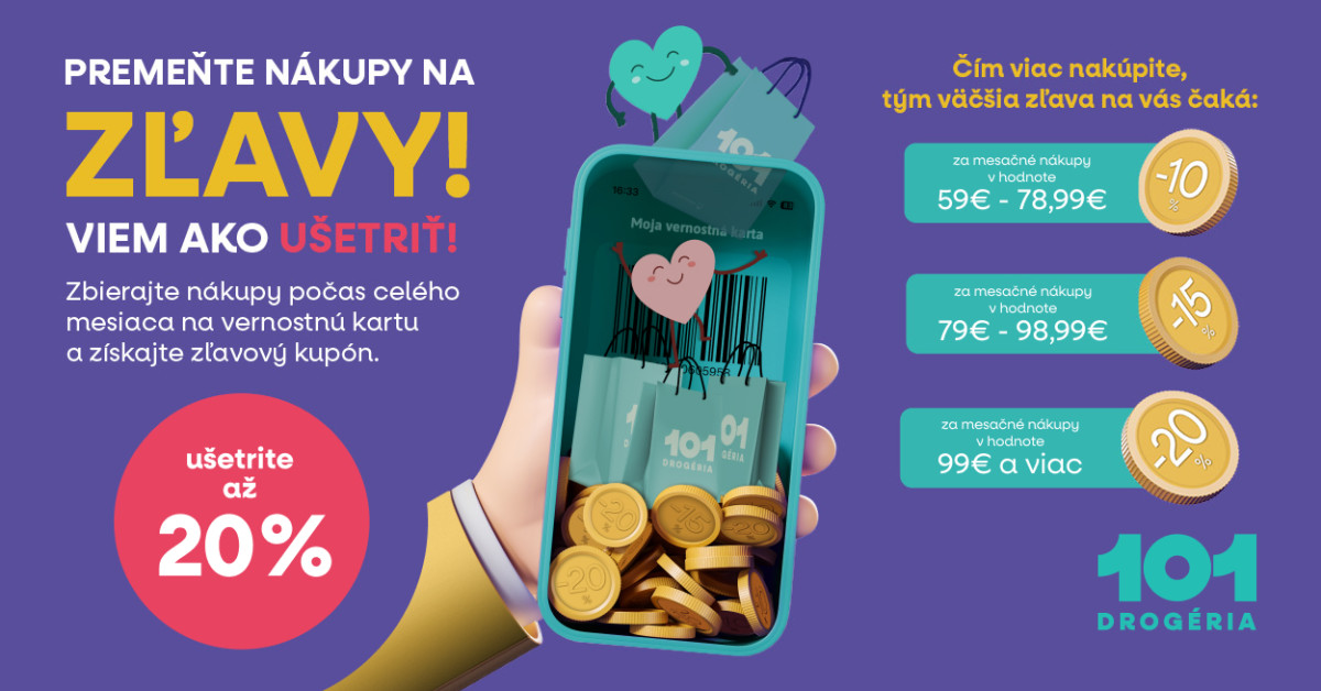 Premeňte nákupy na zľavy!