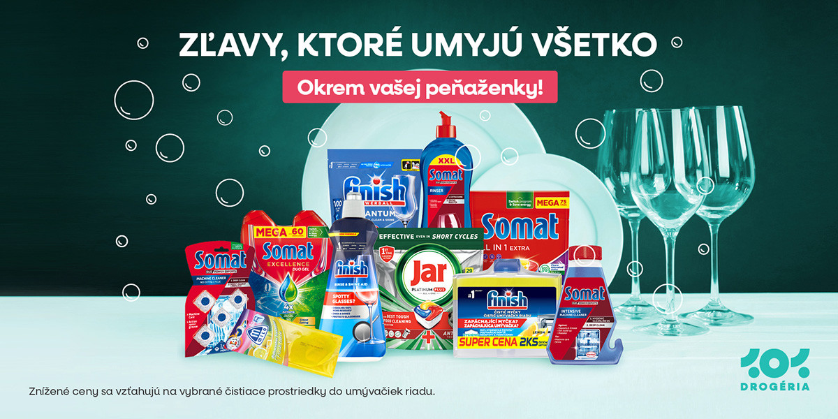 Zľavy, ktoré umyjú všetko