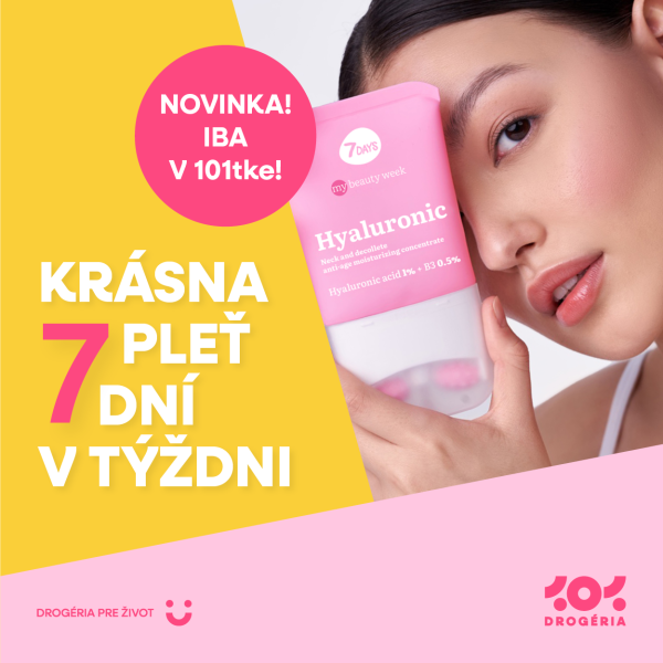 Novinka v 101 Drogéria - rozžiar svoj týždeň so 7DAYS