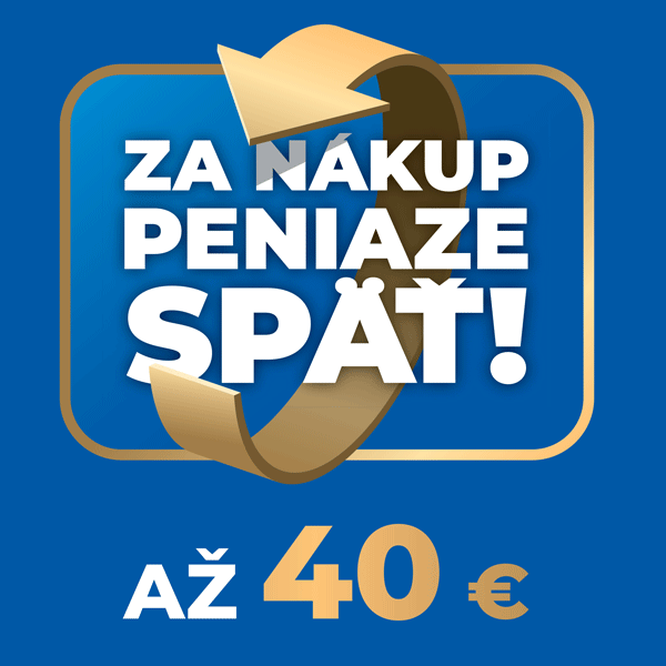 Nakúpte produkty P&G a získajte späť až 40 €