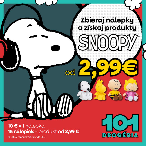 Získaj Snoopy kolekciu