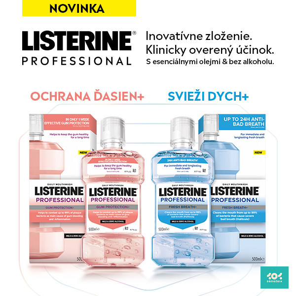 Novinky vo svete LISTERINE® PROFESSIONAL