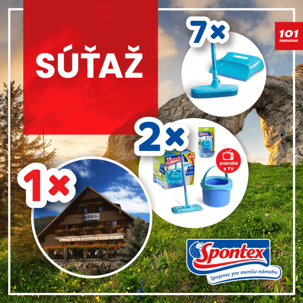 Výhercovia súťaže so Spontex 29.9. - 2.11.2021