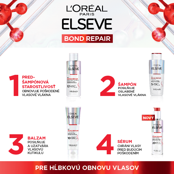 Objavte inovatívnu starostlivosť od Elseve Bond repair