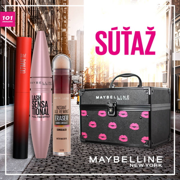 Výhercovia súťaže s Maybelline 5.5. - 31.5.2021