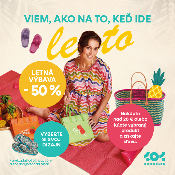 Slnko, štýl a letný feel - a so zľavou až 50 %!
