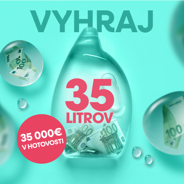 🤑 VYHRAJ 35 LITROV V HOTOVOSTI! 🤑