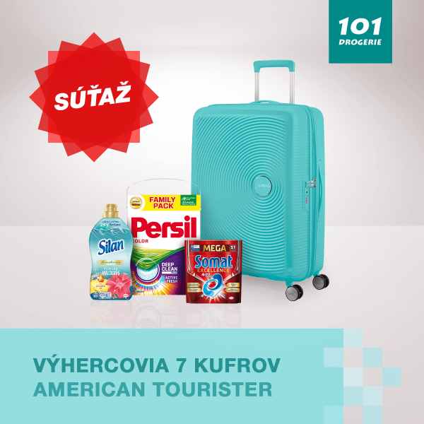 Vyhrajte cestovný kufor American Tourister!