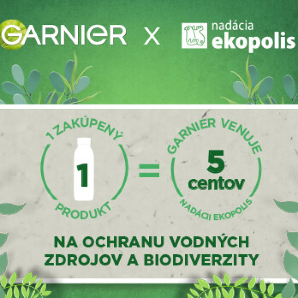 Prispejte na ochranu vodných zdrojov s Garnier