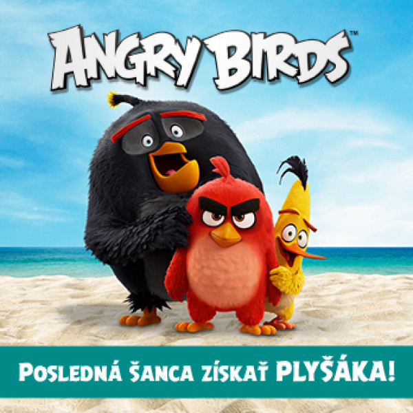 Roztočte zábavu s uletenou partiou ANGRY BIRDS!