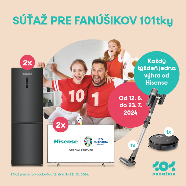Súťaž pre fanúšikov 101ky s Hisense