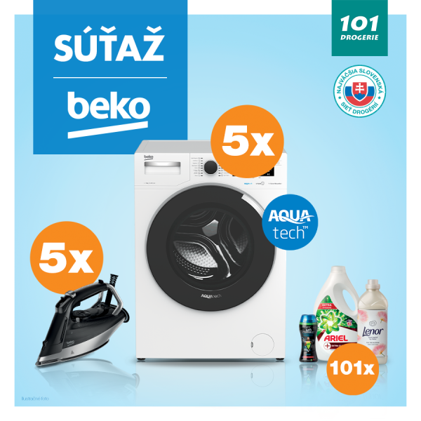 Vyhrajte spotrebiče Beko alebo balíček drogérie!